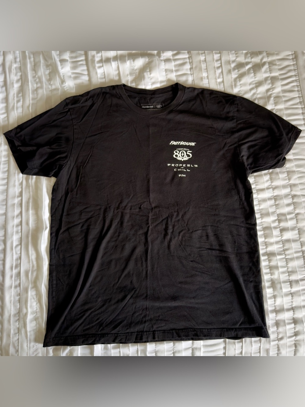 Fasthouse 805 Black Short Sleeve Logo Tee - Men